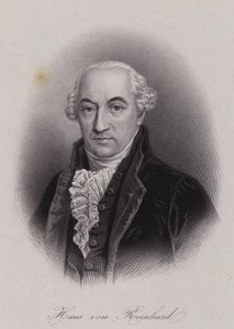 Hans von Reinhard , švýcarský politik (rytina) od Swiss School