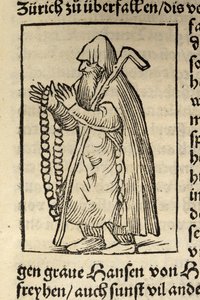 Ilustrace z Cosmographia od Sebastiana Muenstera, Basilej 1544 od Swiss School