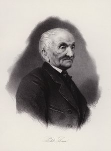 Jean Antoine Petit-Senn, švýcarský básník (rytina) od Swiss School