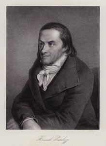 Johann Heinrich Pestalozzi, švýcarský reformátor školství (rytina) od Swiss School