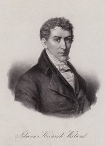 Johann Heinrich Wieland, švýcarský právník a politik v Helvetské republice (rytina) od Swiss School