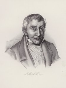 Johann Jakob Buser , švýcarský politik (rytina) od Swiss School