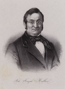 Johann Joseph Muller , švýcarský politik (rytina) od Swiss School