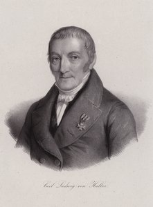 Karl Ludwig von Haller, švýcarský právník (rytina) od Swiss School
