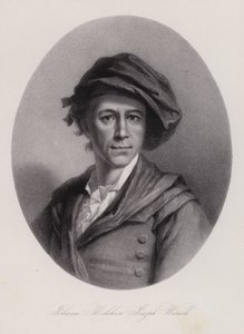 Melchior Wyrsch , švýcarský umělec (rytina) od Swiss School