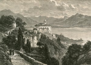 Poutní kostel Madonna del Sasso, nedaleko Locarna od Swiss School