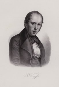 Rodolphe Topffer , švýcarský učitel a umělec (rytina) od Swiss School