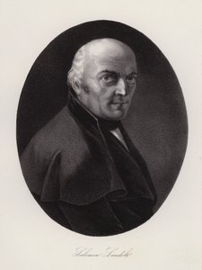 Salomon Landolt, švýcarský politik (rytina) od Swiss School
