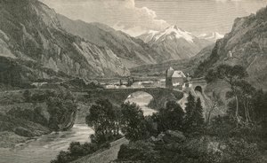 Svatý Maurice v údolí Dolní Rhony od Swiss School