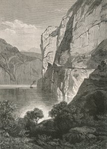 The New Axen Road-Bay of Uri, Lake of Lucerne od Swiss School