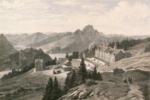 Rigi-Kaltbad, při pohledu na horu Pilatus od Swiss School