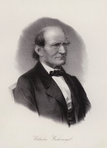 Wilhelm Wackernagel, německo-švýcarský filolog (rytina) od Swiss School