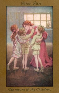 Peter Pan: Návrat dětí (barevná litografie) od Sybil Barham