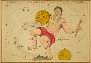 Aquarius, Piscis Australis & Ballon Aerostatique, ilustrace z 