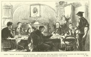 Ilustrace pro Toma Browna v Oxfordu od Thomase Hughese (rytina)