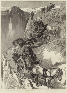 Princ z Walesu v Norsku (rytina)