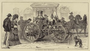 Americký parní požární motor od Sydney Prior Hall