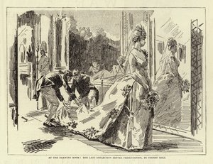 V salonu, poslední reflexe před prezentací od Sydney Prior Hall