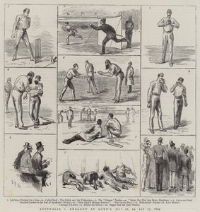 Austrálie versus Anglie v Lord
