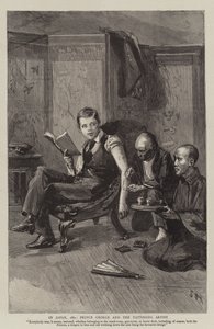 V Japonsku, 1881, Princ George a tetovací umělec od Sydney Prior Hall
