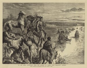 Na Velkém severozápadě s markýzem z Lorne, XVIII, Blackfoot Crossing od Sydney Prior Hall