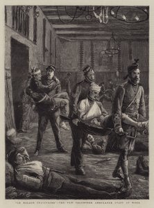 Le Malade Imaginaire, nový personál dobrovolnické ambulance v práci od Sydney Prior Hall