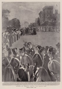 Zdravotní sestry na hradě Windsor, březnová minulost od Sydney Prior Hall