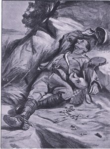 Pouze pěšec, z After Pretoria: The Guerilla War vydané Harmsworth Bros Limited, 1901 od Sydney Prior Hall