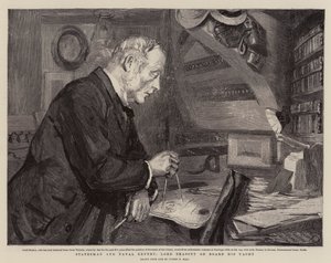 Státník a námořní expert, lord Brassey na palubě své jachty