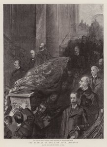 Pohřeb zesnulého lorda Leightona od Sydney Prior Hall