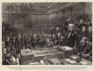 Debata o Home Rule v Dolní sněmovně, pan Gladstone
