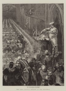 Banket primátora v Guildhall od Sydney Prior Hall