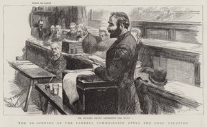 Znovuotevření Parnell Commission po dlouhých prázdninách od Sydney Prior Hall