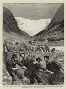 Návštěva prince z Walesu v Norsku, plavba po Seině pod Buarbrae, Sandvenvand, Hardanger
