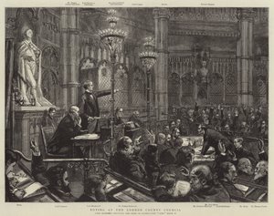 Hlasování v londýnské krajské radě od Sydney Prior Hall