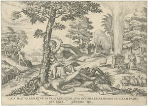 Kain en Abel Obrázky a obrázky knih (název série) od Symon Novelanus (attributed to)