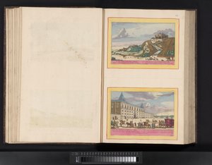 Pobřeží u Lisabonu s městy Cascais a Bélem Cascale (...) (název na objektu) od Symon Novelanus (possibly)