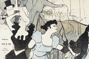 Reodutes z Casino de Paris (1892) od TOULOUSE LAUTREC