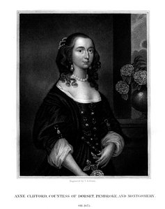Lady Anne Clifford, hraběnka z Dorset, Pembroke a Montgomery, 1825.