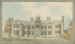 Ingestre Hall: malba vodovými barvami, nd [1791]