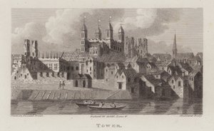 Tower of London (rytina) od T. Medland