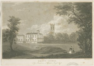 Shelton - Grove House: rytina, nd [c 1843]