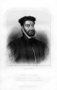 James Stewart, 1. hrabě z Moray, regent Skotska, 1870 od T. W. Knight