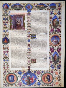 Prolog, z prvního dílu Bible z Borso d