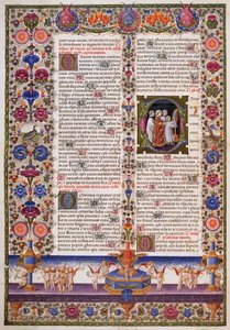 Kniha žalmů, z I. dílu Bible Borso d