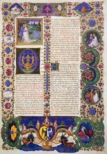 Píseň písní, z I. dílu Bible z Borso d