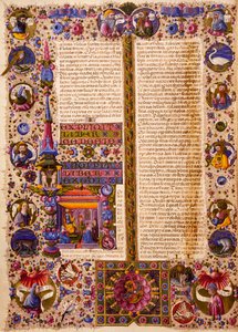 Kniha Exodus ze svazku I Bible z Borso d