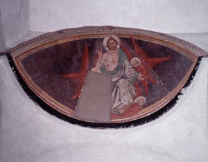 Kristus ve slávě (freska od Taddeo di Bartolo