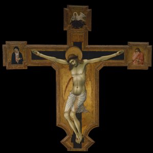 Kristus na kříži, cca 1420 (malba na dřevě)