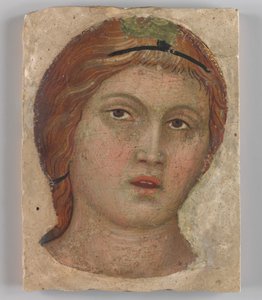 Hlava anděla v plné tváři, ca. 1397. od Taddeo di Bartolo